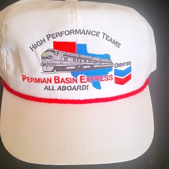 Vintage Other - Vintage K Products Chevron Permian Basin Express Golf Cap